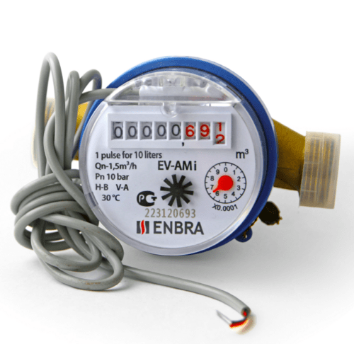 Счетчик учета холодной воды ENBRA EV-AMi L110  D15 (импульсный выход)